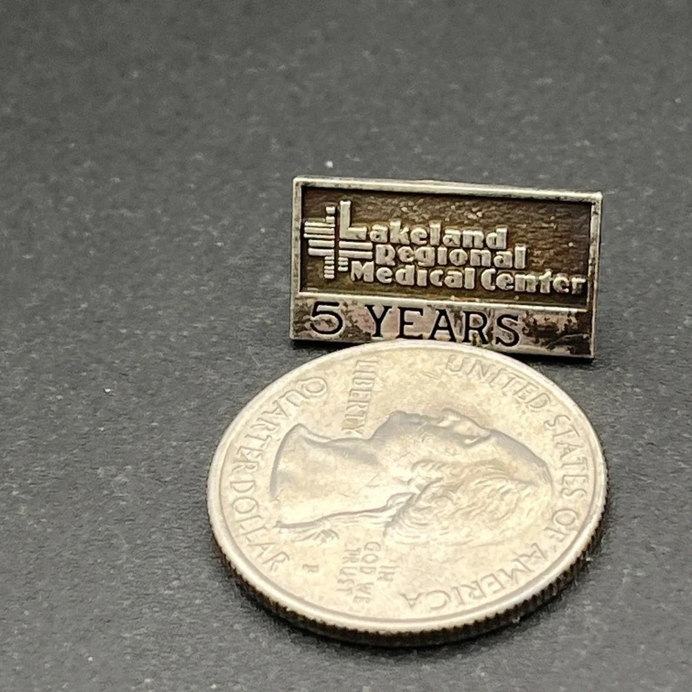 Lakeland‎ Regional Medical Center 5 Years Service Award Lapel Hat Pin
